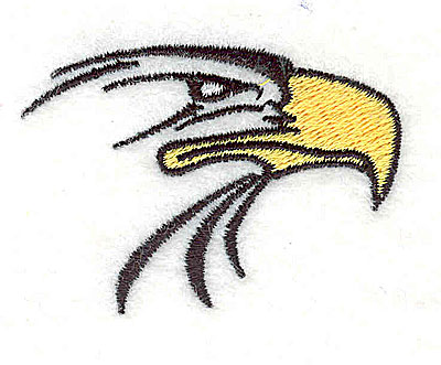Embroidery Design: Eagle head 2.06w X 1.44h
