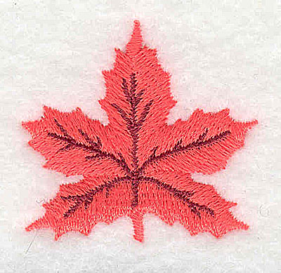 Embroidery Design: Maple Leaf 1.56w X 1.44h