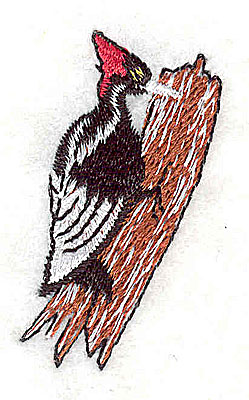 Embroidery Design: Woodpecker 1.00w X 1.88h