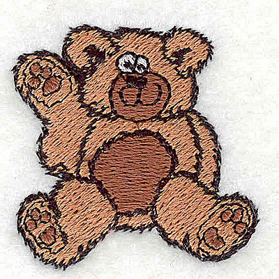 Embroidery Design: Teddy bear 1.63w X 1.63h