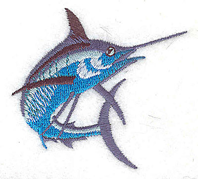 Embroidery Design: Marlin large 2.31w X 2.13h