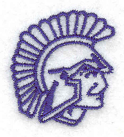 Embroidery Design: Trojan 1.31w X 1.44h