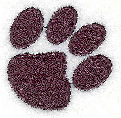 Embroidery Design: Cat paw print 1.44w X 1.44h