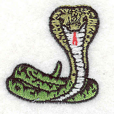 Embroidery Design: Cobra 1.50w X 1.56h
