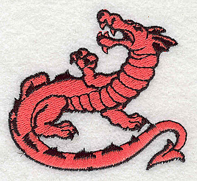 Embroidery Design: Dragon 2.56w X 2.38h