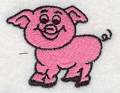Embroidery Design: Pig 2.00w X 1.56h