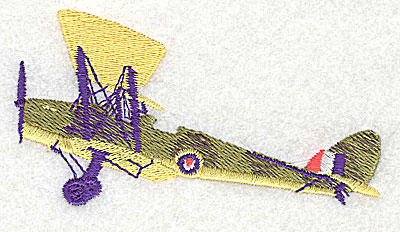 Embroidery Design: Vintage airplane 3.44w X 1.19h