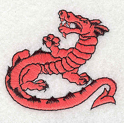 Embroidery Design: Dragon 2.13w X 1.94h