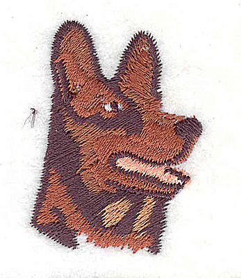 Embroidery Design: German Shepherd  1.75w X 1.31h