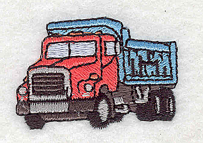 Embroidery Design: Dump Truck 1.75w X 1.19h
