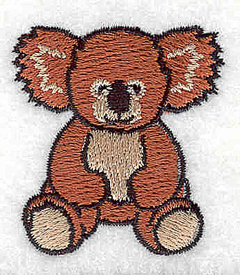 Embroidery Design: Koala Bear 1.50w X 1.63h