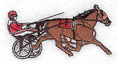 Embroidery Design: Sulky horse racing 1.63w X 1.38h