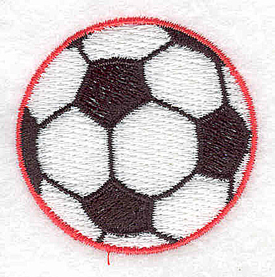 Embroidery Design: Soccer ball 1.94w X 1.88h