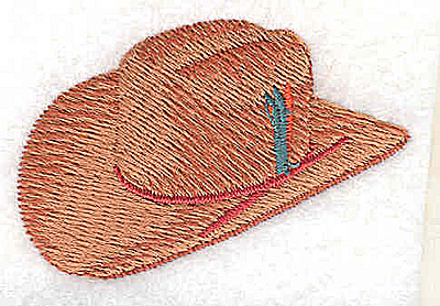 Embroidery Design: Cowboy hat 2.13w X 1.38h