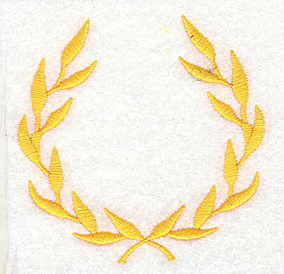Embroidery Design: Laurel leaves 3.00w X 2.94h