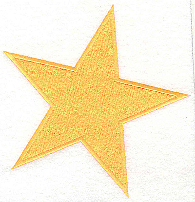 Embroidery Design: Star large 6.00w X 6.19h