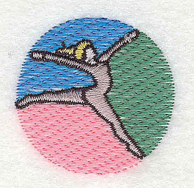 Embroidery Design: Gymnast 1.50w X 1.44h