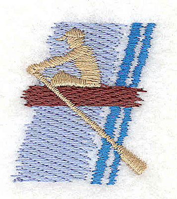 Embroidery Design: Rowing 1.31w X 1.44h