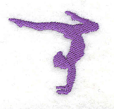 Embroidery Design: Gymnast 1.38w X 1.31h