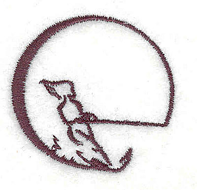 Embroidery Design: Water skier 1.56w X 1.50h