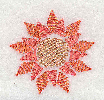 Embroidery Design: Sun 1.75w X 1.75h