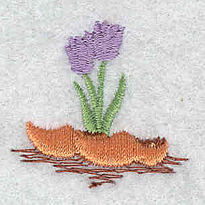 Embroidery Design: Tulips and dutch clogs 1.31w X 1.19h