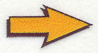 Embroidery Design: Arrow 2.44w X 1.25h