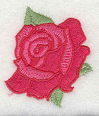 Embroidery Design: Rose 1.81w X 2.13h