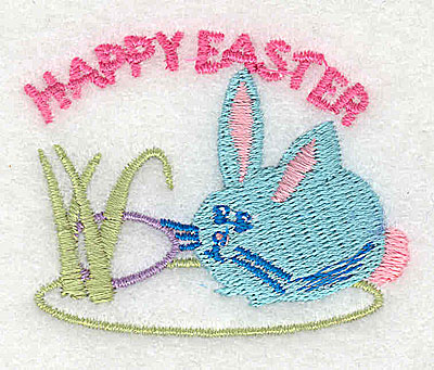 Embroidery Design: Happy Easter 2.19w X 1.75h