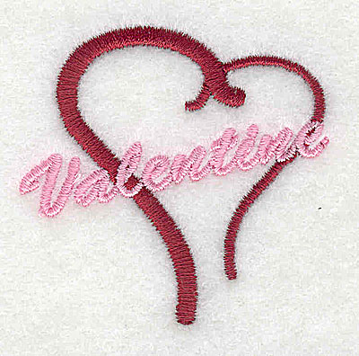 Embroidery Design: Valentine's 2.13w X 2.06h