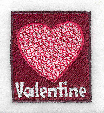 Embroidery Design: Valentine 1.81w X 2.00h