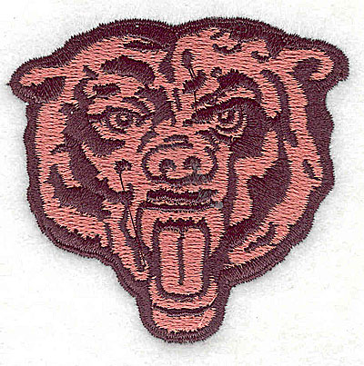 Embroidery Design: Bear head 2.56w X 2.44h