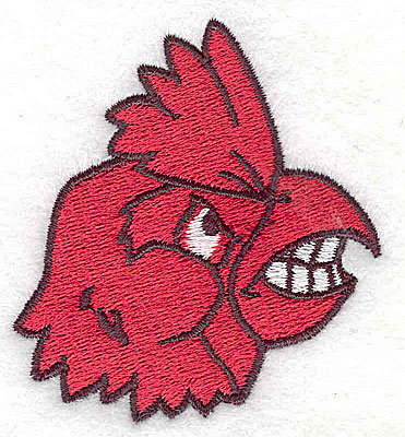 Embroidery Design: Cardinal head 1.19w X 2.50h