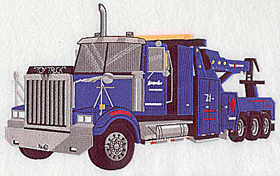Embroidery Design: Truck 9.94w X 6.06h