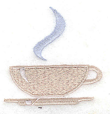 Embroidery Design: Tea cup 2.00w X 2.00h