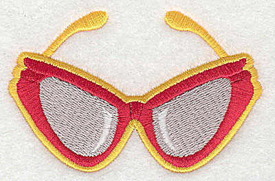 Embroidery Design: Sun glasses  3.44w X 2.25h
