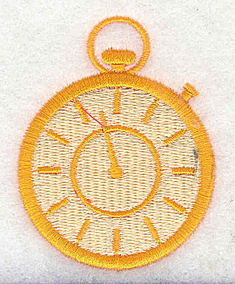 Embroidery Design: Stop watch 1.94w X 2.50h