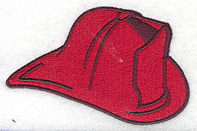 Embroidery Design: Fireman's helmet 3.94w X 2.50h