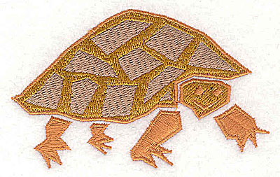 Embroidery Design: Tortoise 3.44w X 2.19h