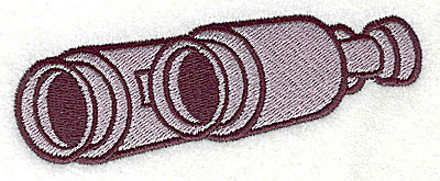Embroidery Design: Binoculars 3.94w X 1.38h