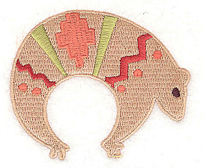 Embroidery Design: Armadillo 2.94w X 2.44h
