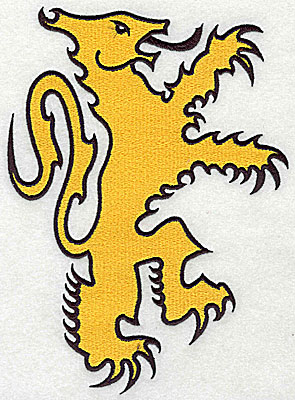 Embroidery Design: Lion symbol 5.88w X 8.00h