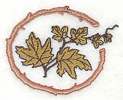 Embroidery Design: Maple leaves 2.81w X 2.25h