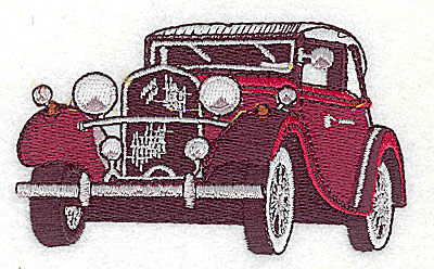 Embroidery Design: Vintage automobile 3.44w X 2.00h