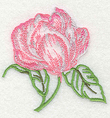Embroidery Design: Rose  3.00w X 3.00h