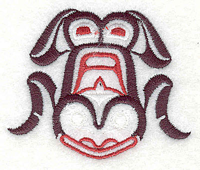 Embroidery Design: Indian totem dog 2.62w X 2.13h