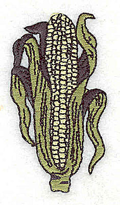 Embroidery Design: Ear of corn 1.38w X 2.56h