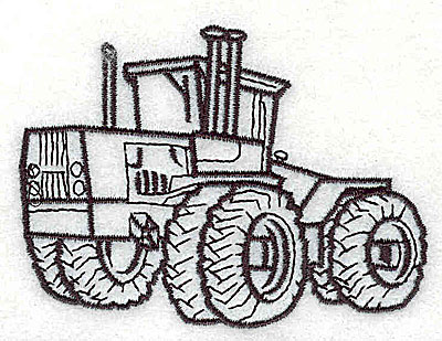 Embroidery Design: Tractor 3.38w X 2.50h