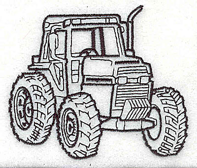 Embroidery Design: Tractor 3.25w X 2.75h