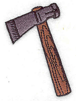 Embroidery Design: Tomahawk 1.69w X 2.38h
